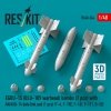 RESKIT RS48-0564 EGBU-15 (BLU-109 warhead) bombs (2 pcs) with AN/AXQ-14 data link pod (1 pcs) (3D Printed) 1/48